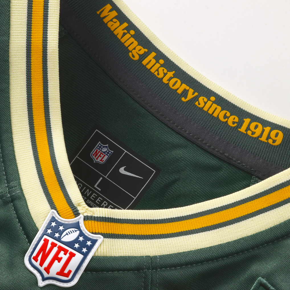 Men's Green Bay Packers Josh Jacobs Green 2026 Rivalries Collection Game Jersey