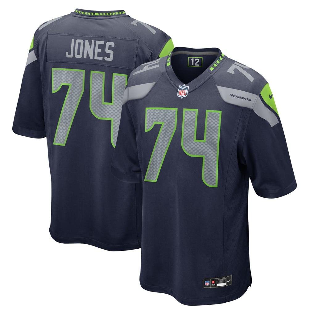 Men's Seattle Seahawks Josh Jones College Navy Team Game Jersey