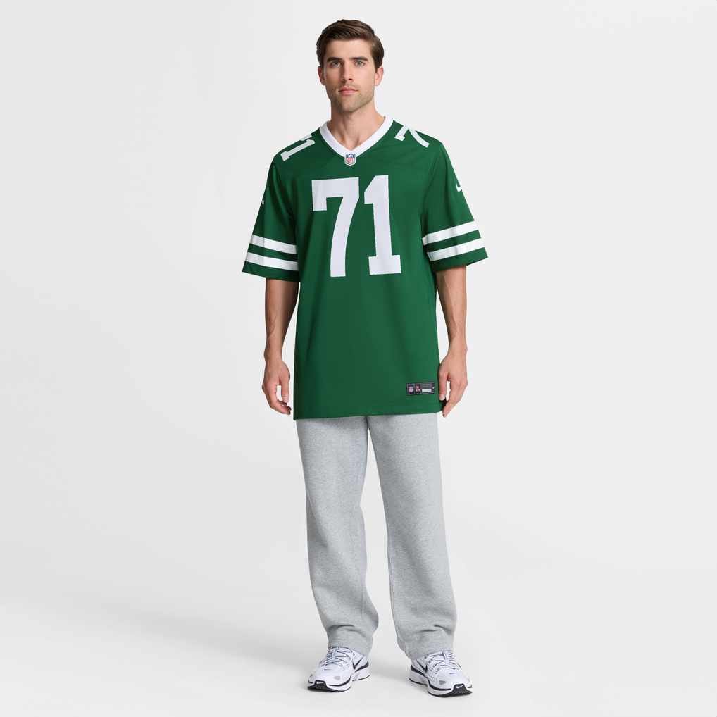 Men's New York Jets Josh Myers Legacy Green Team Game Jersey