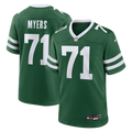 Men's New York Jets Josh Myers Legacy Green Team Game Jersey
