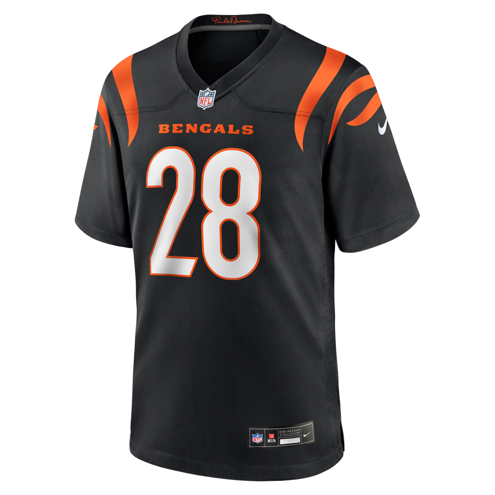 Men's Cincinnati Bengals Josh Newton Black Game Jersey