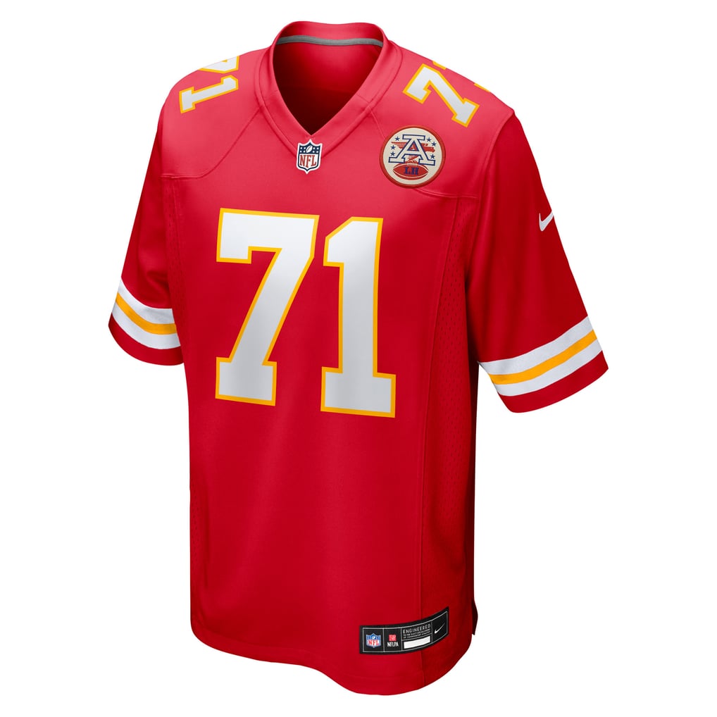 Men's Kansas City Chiefs Josh Simmons Red Game Jersey