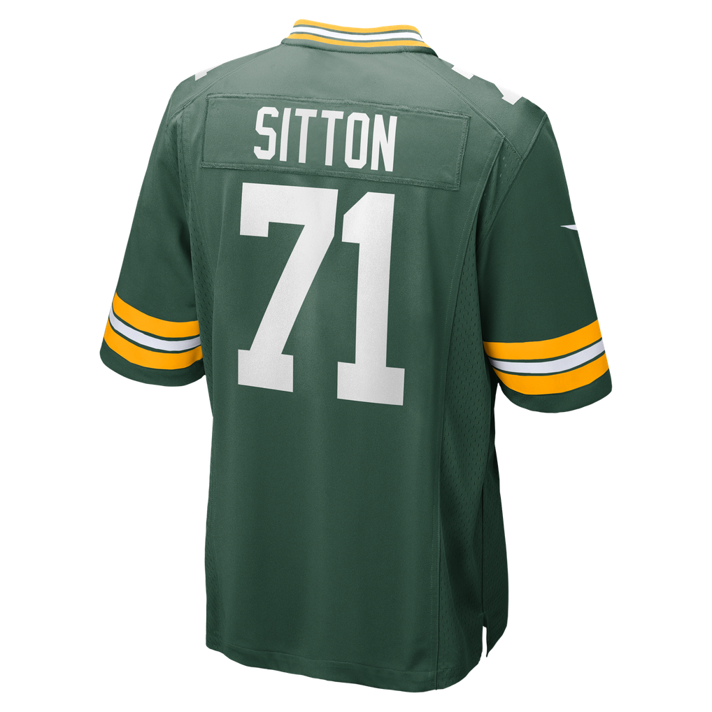 Men's Green Bay Packers Josh Sitton Green Retired Game Jersey