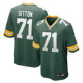 Men's Green Bay Packers Josh Sitton Green Retired Game Jersey