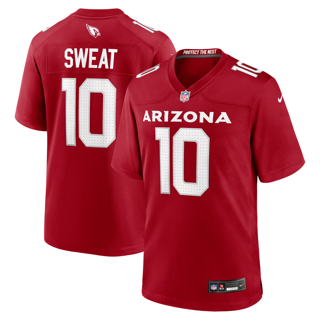 Men's Arizona Cardinals Josh Sweat Cardinal Game Player Jersey