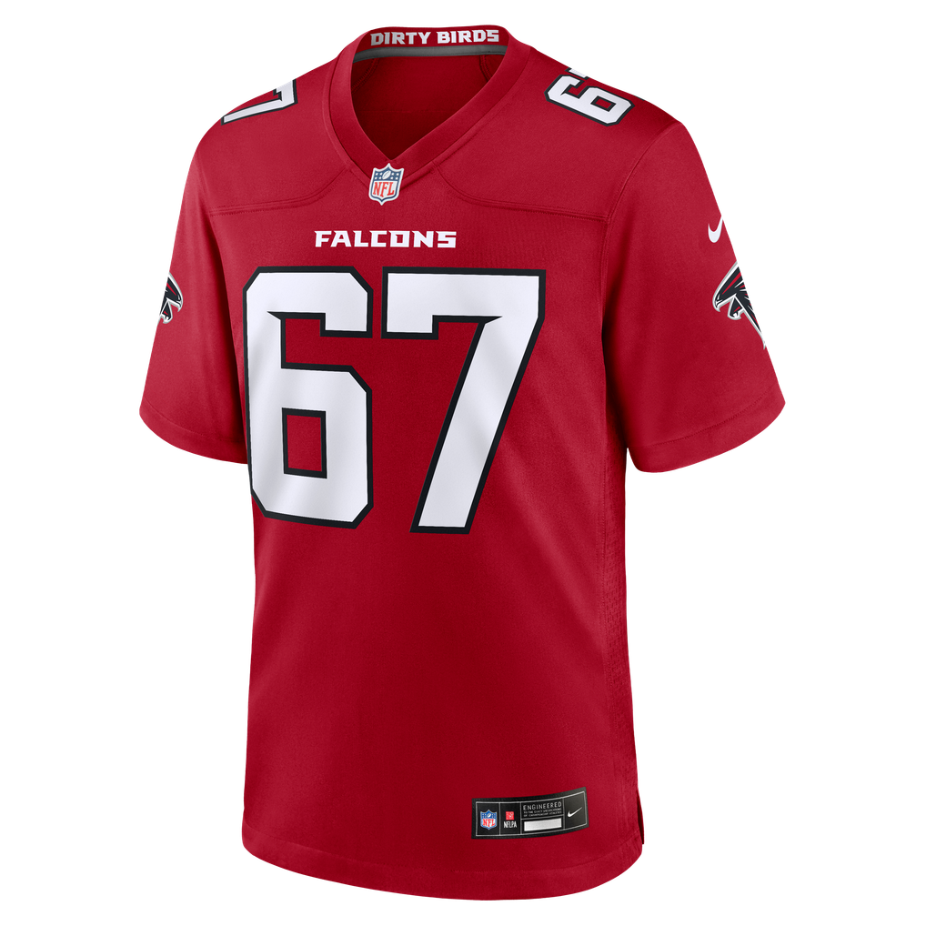 Men's Atlanta Falcons Josh Thompson Red Team Game Jersey