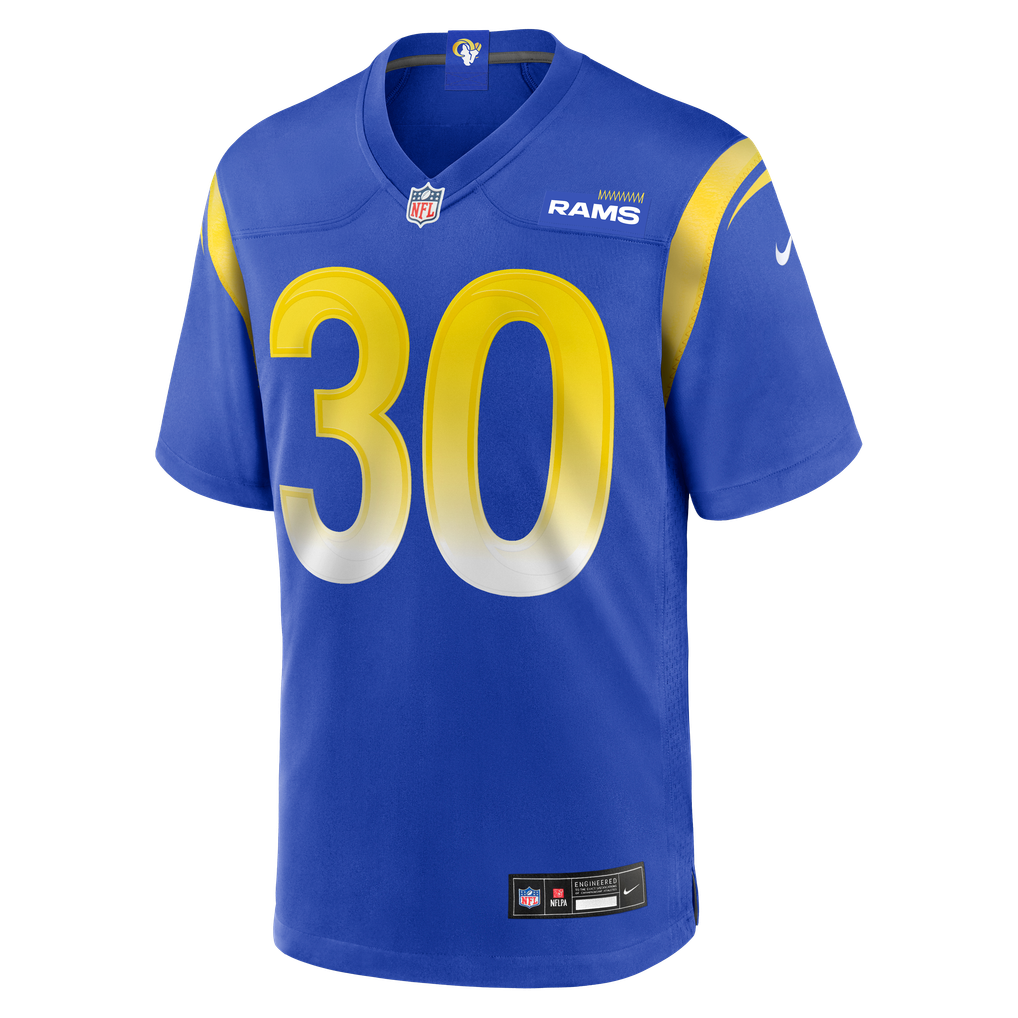 Men's Los Angeles Rams Josh Wallace Royal Game Jersey