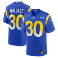 Men's Los Angeles Rams Josh Wallace Royal Game Jersey