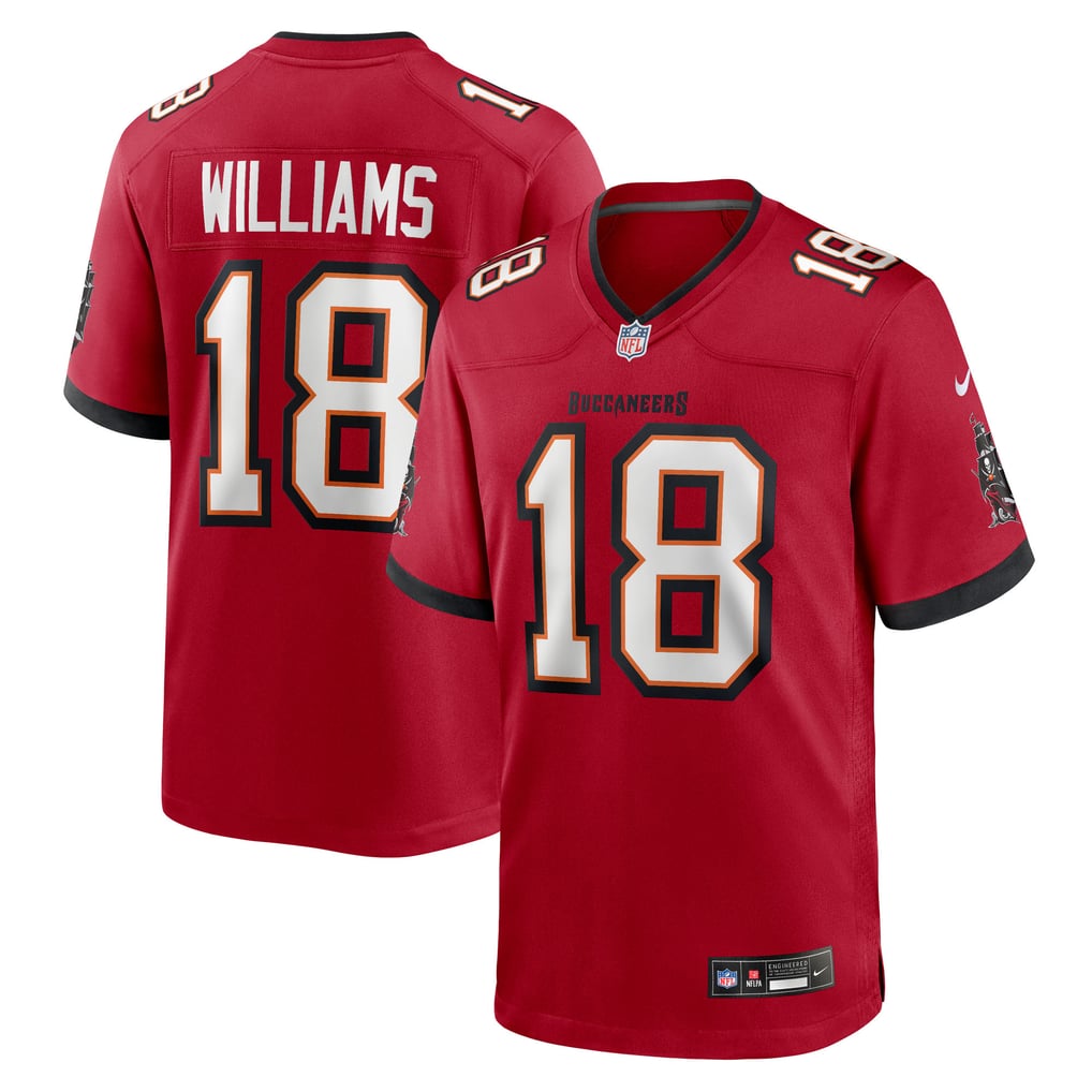 Men's Tampa Bay Buccaneers Josh Williams Red Team Game Jersey