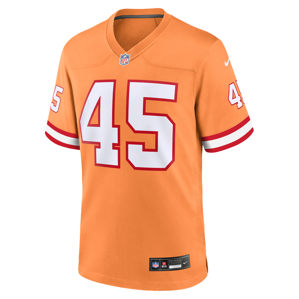 Men's Tampa Bay Buccaneers Josiah Trotter Creamsicle Alternate Game Jersey