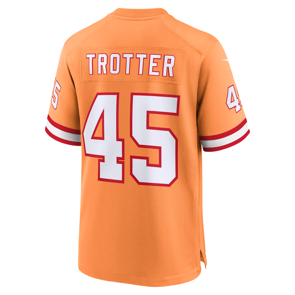 Men's Tampa Bay Buccaneers Josiah Trotter Creamsicle Alternate Game Jersey