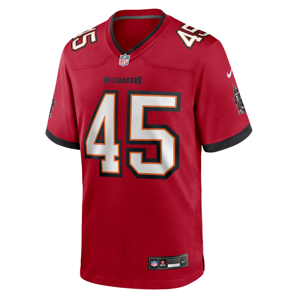 Men's Tampa Bay Buccaneers Josiah Trotter Red Team Game Jersey
