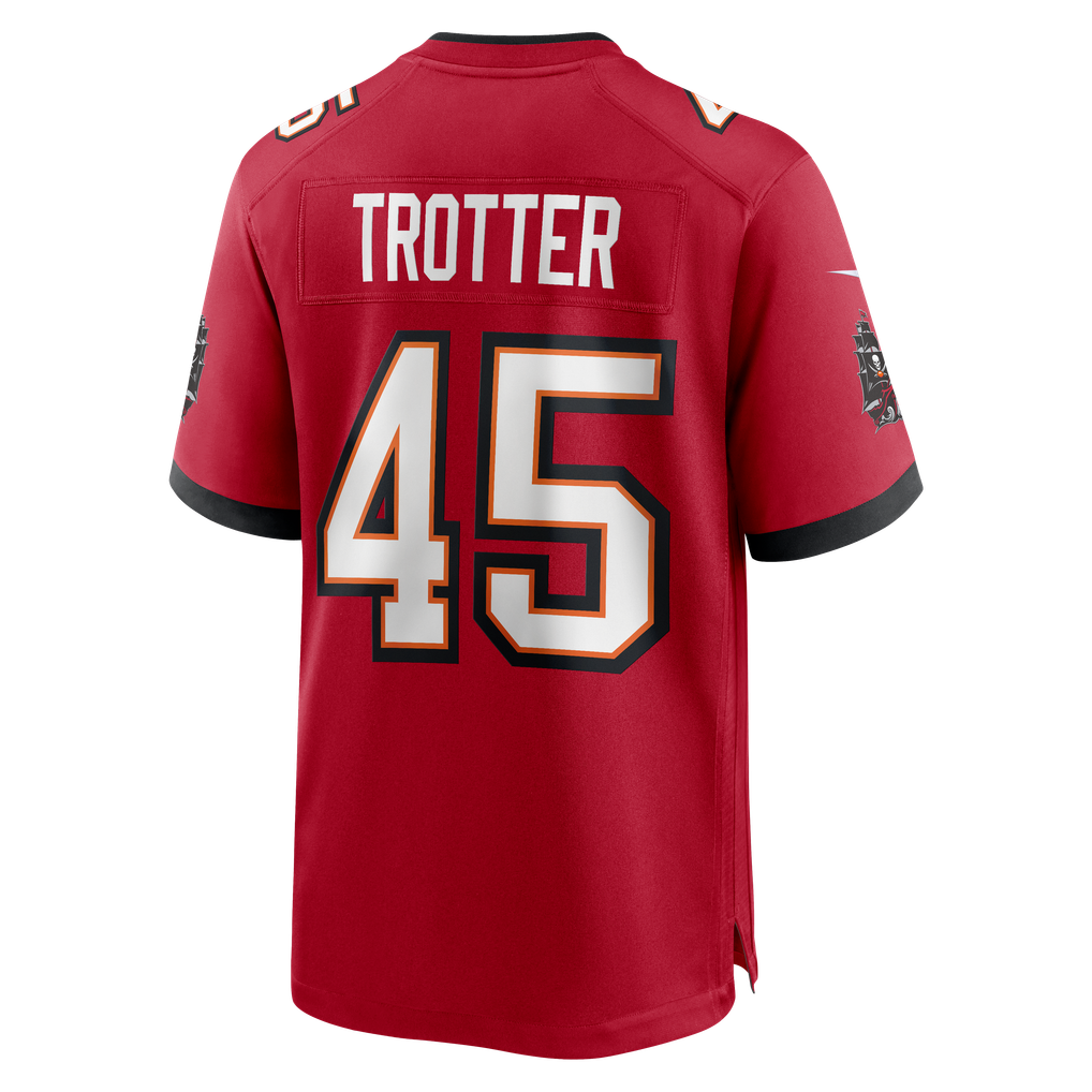 Men's Tampa Bay Buccaneers Josiah Trotter Red Team Game Jersey