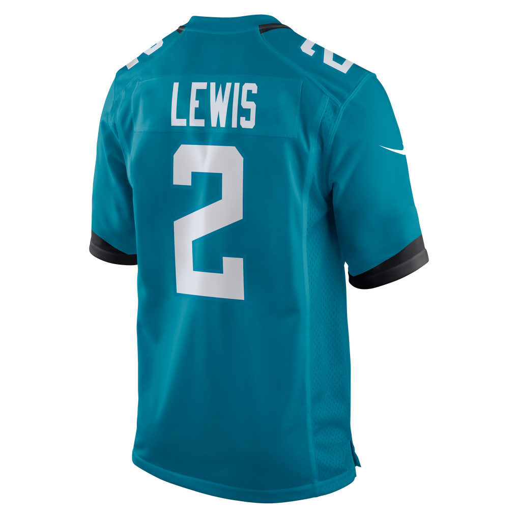 Men's Jacksonville Jaguars Jourdan Lewis Teal Team Game Jersey
