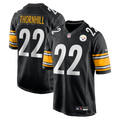 Men's Pittsburgh Steelers Juan Thornhill Black Team Game Jersey