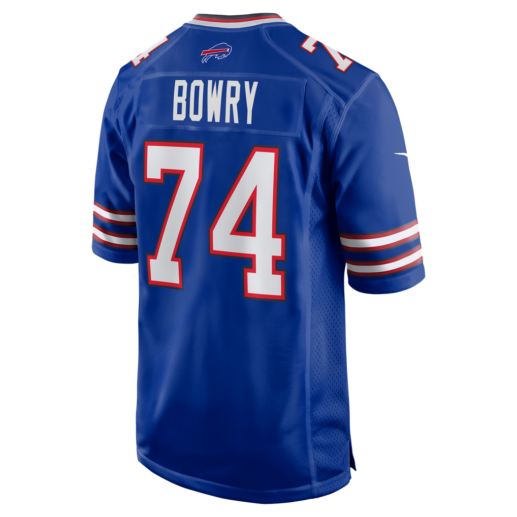 Men's Buffalo Bills Jude Bowry Royal Team Game Jersey