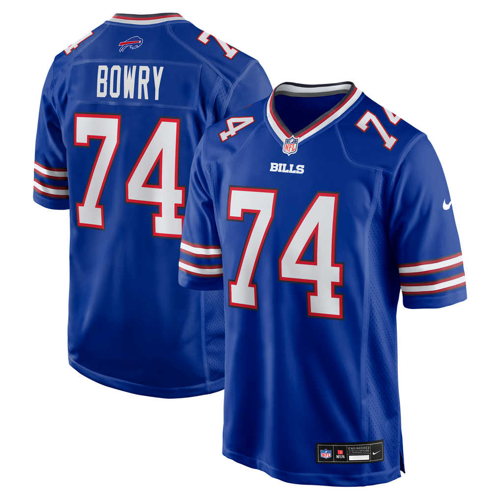 Men's Buffalo Bills Jude Bowry Royal Team Game Jersey