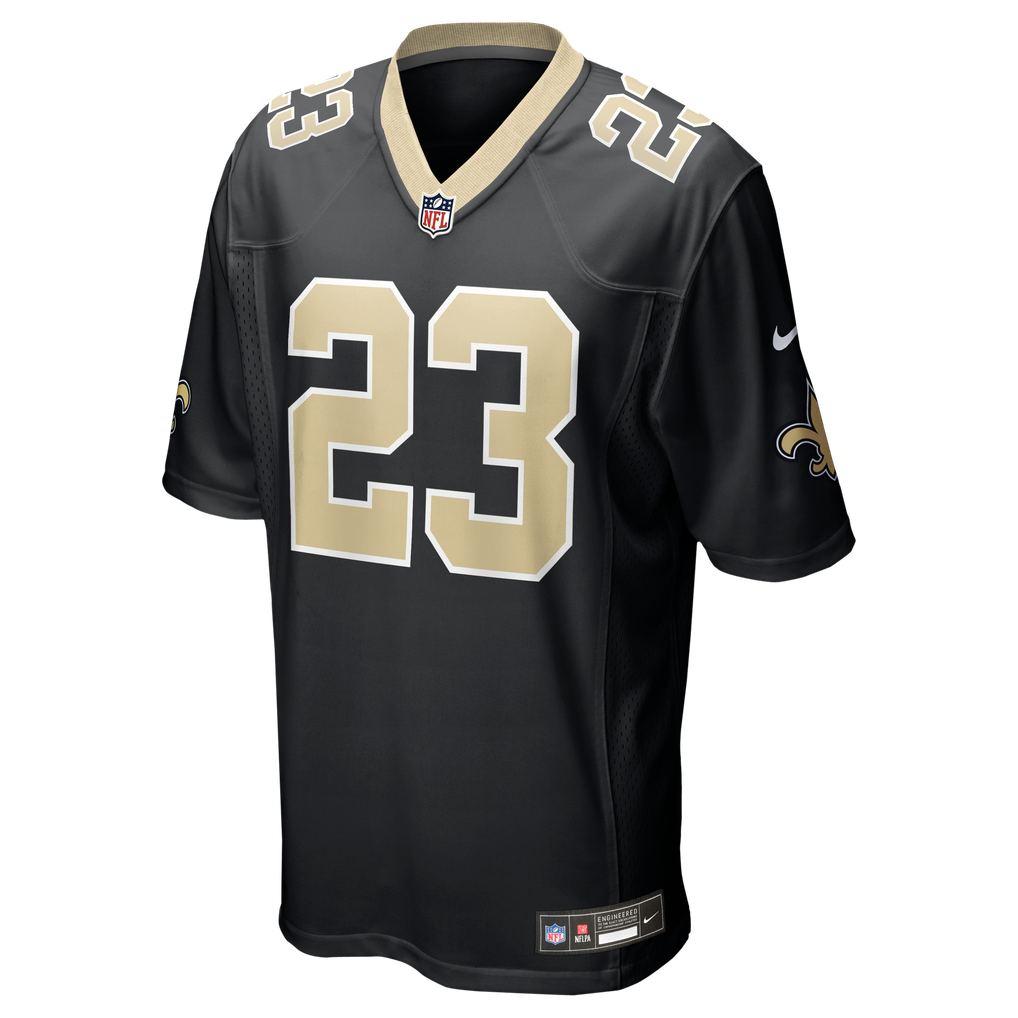 Men's New Orleans Saints Julian Blackmon Black Team Game Jersey