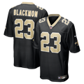 Men's New Orleans Saints Julian Blackmon Black Team Game Jersey