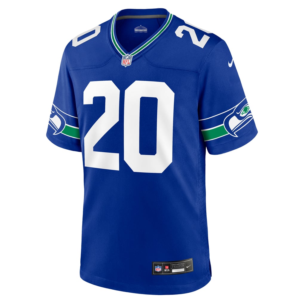 Men's Seattle Seahawks Julian Love Royal Alternate Game Jersey
