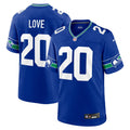 Men's Seattle Seahawks Julian Love Royal Alternate Game Jersey