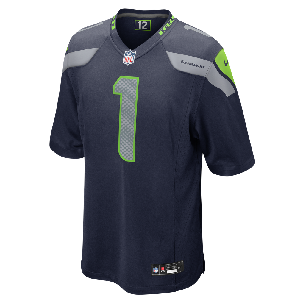 Men's Seattle Seahawks Julian Neal College Navy Team Game Jersey