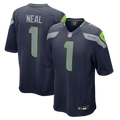 Men's Seattle Seahawks Julian Neal College Navy Team Game Jersey