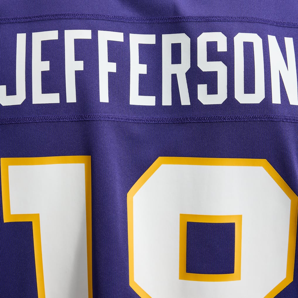Men's Minnesota Vikings Justin Jefferson Purple Classic Player Game Jersey