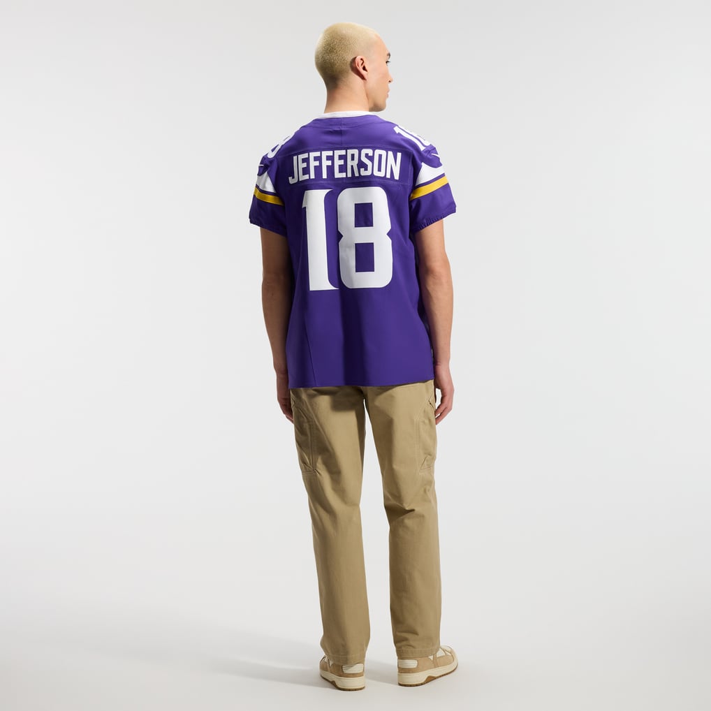 Men's Minnesota Vikings Justin Jefferson Purple Team Vapor F.U.S.E. Elite Jersey
