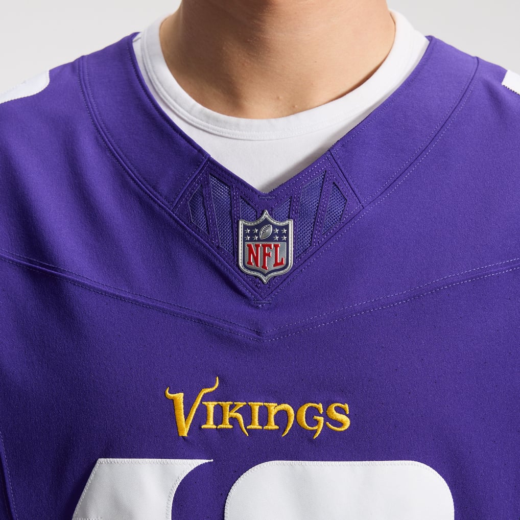 Men's Minnesota Vikings Justin Jefferson Purple Team Vapor F.U.S.E. Elite Jersey