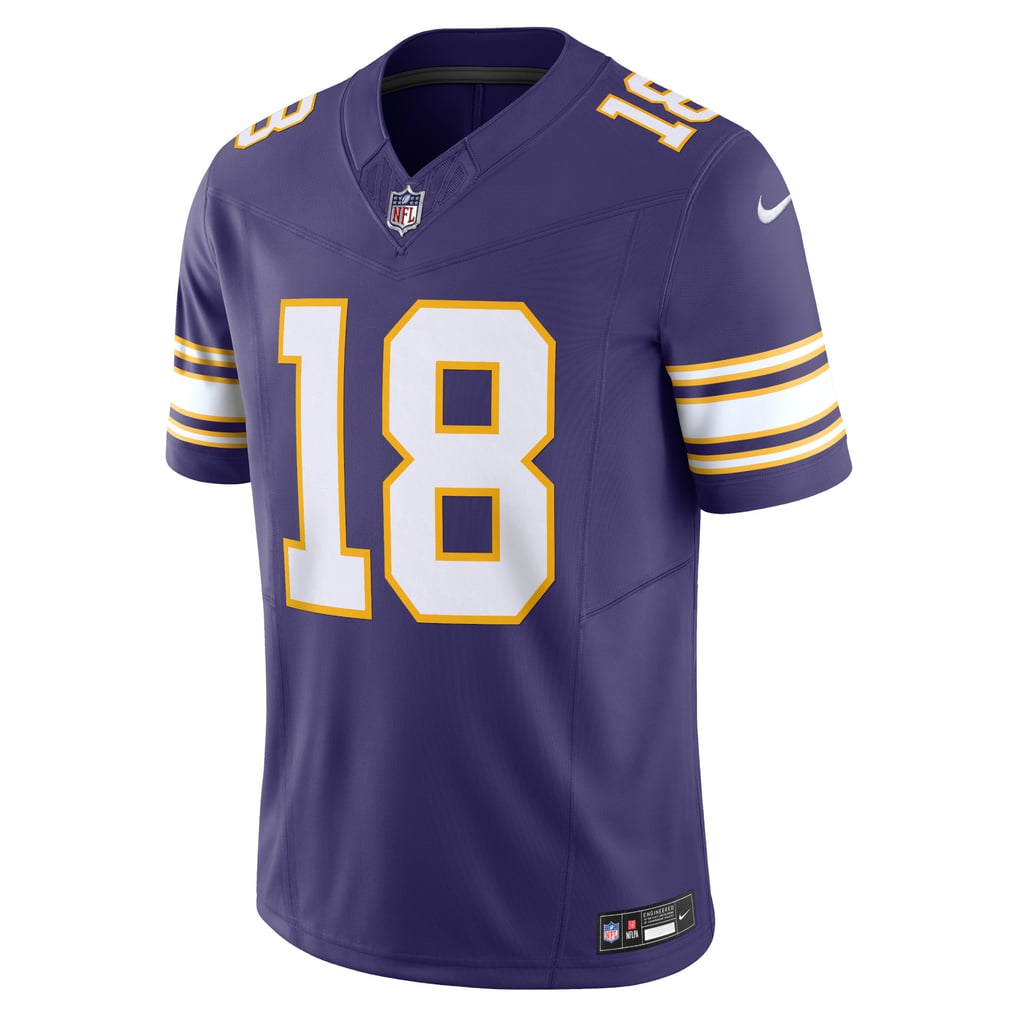 Men's Minnesota Vikings Justin Jefferson Purple Vapor F.U.S.E. Limited Jersey