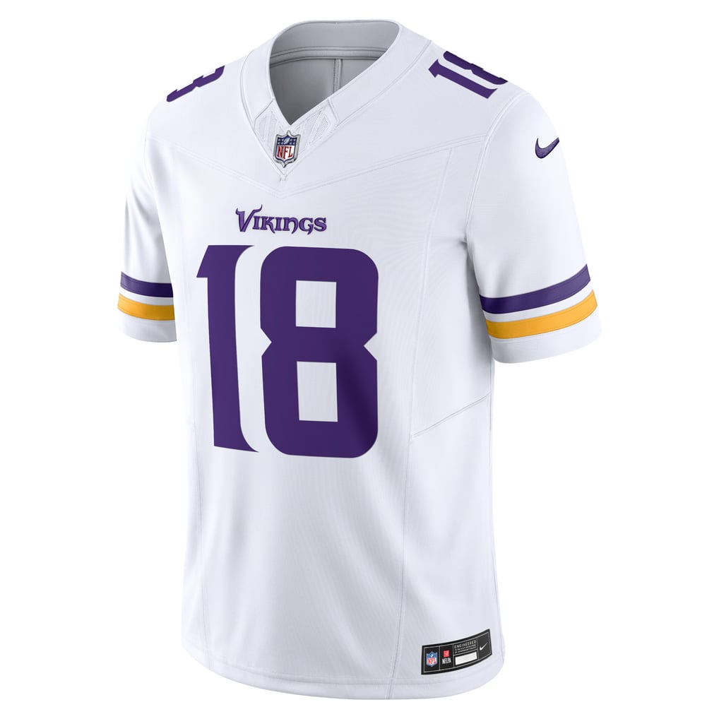 Men's Minnesota Vikings Justin Jefferson White Vapor F.U.S.E. Limited Jersey