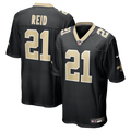 Men's New Orleans Saints Justin Reid Black Team Game Jersey