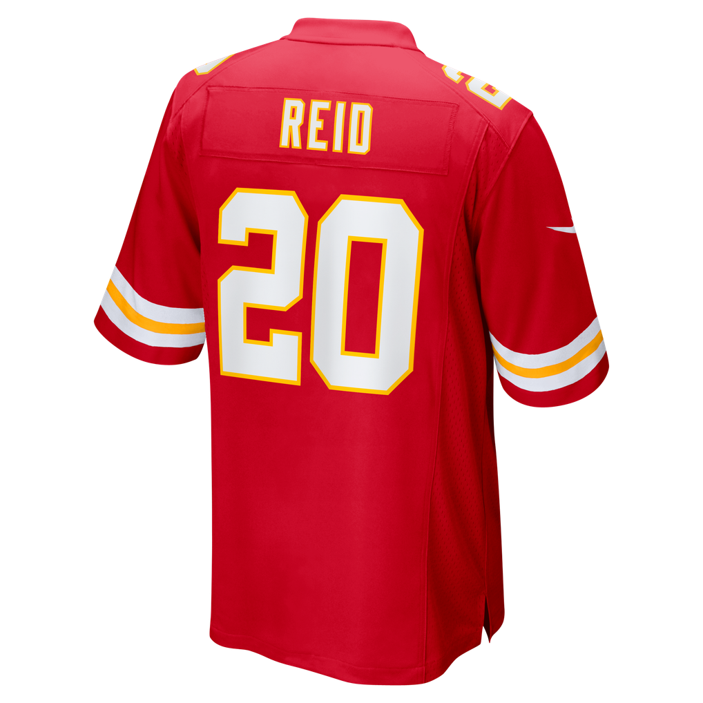 Men's Kansas City Chiefs Justin Reid Red Game Jersey