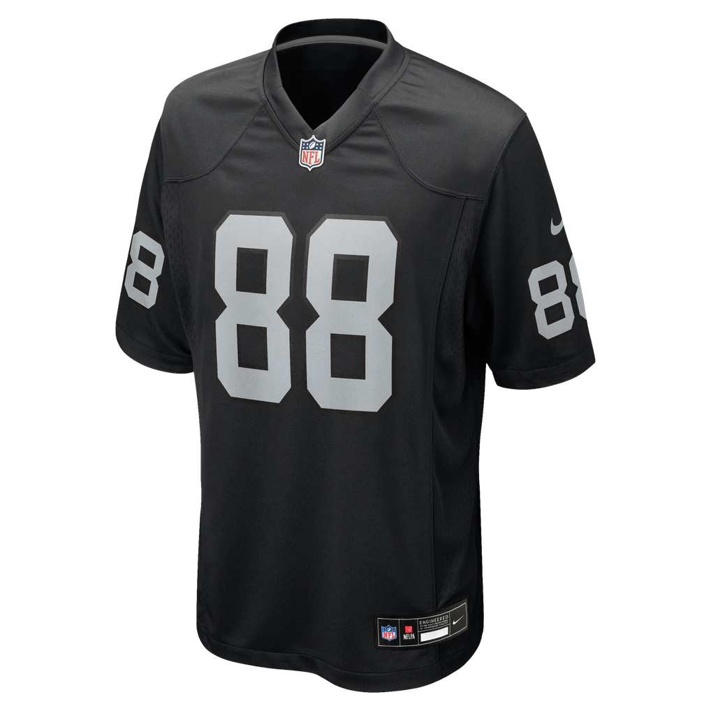 Men's Las Vegas Raiders Justin Shorter Black Team Game Jersey