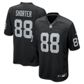 Men's Las Vegas Raiders Justin Shorter Black Team Game Jersey