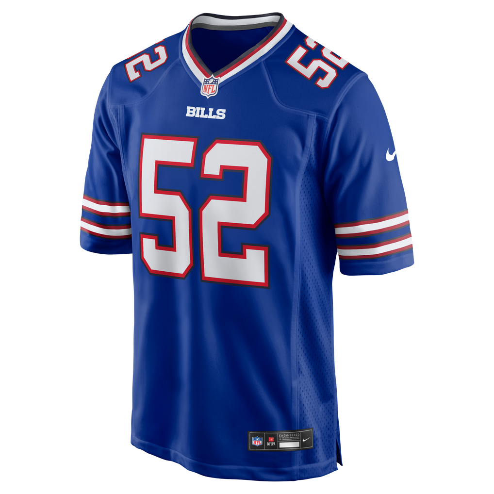 Men's Buffalo Bills Kaleb Elarms-Orr Royal Team Game Jersey