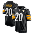 Men's Pittsburgh Steelers Kaleb Johnson Black Team Game Jersey