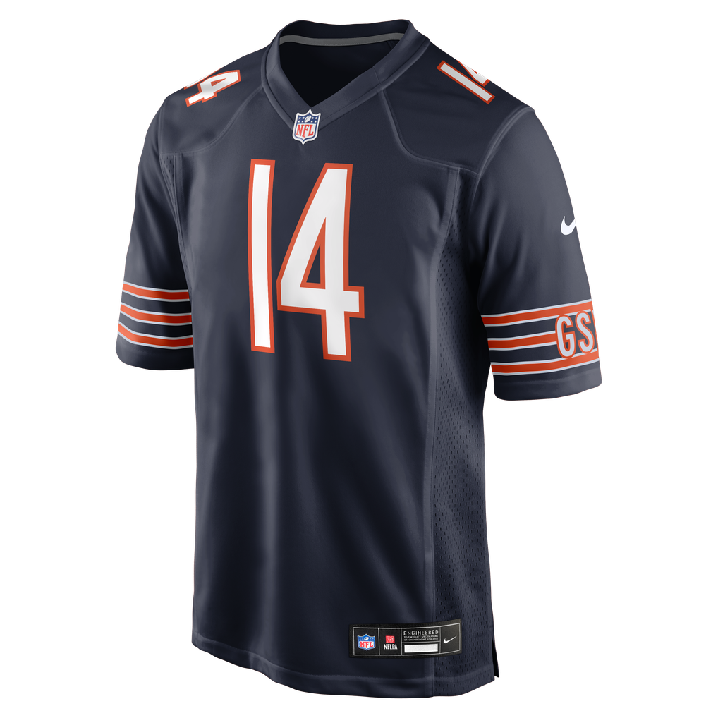 Men's Chicago Bears Kalif Raymond Navy Team Game Jersey