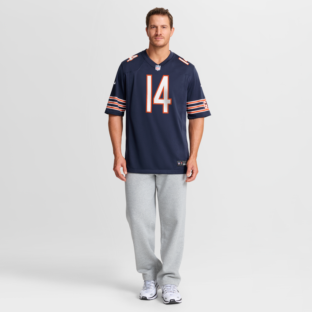 Men's Chicago Bears Kalif Raymond Navy Team Game Jersey