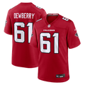 Men's Atlanta Falcons Kam Dewberry Red Team Game Jersey