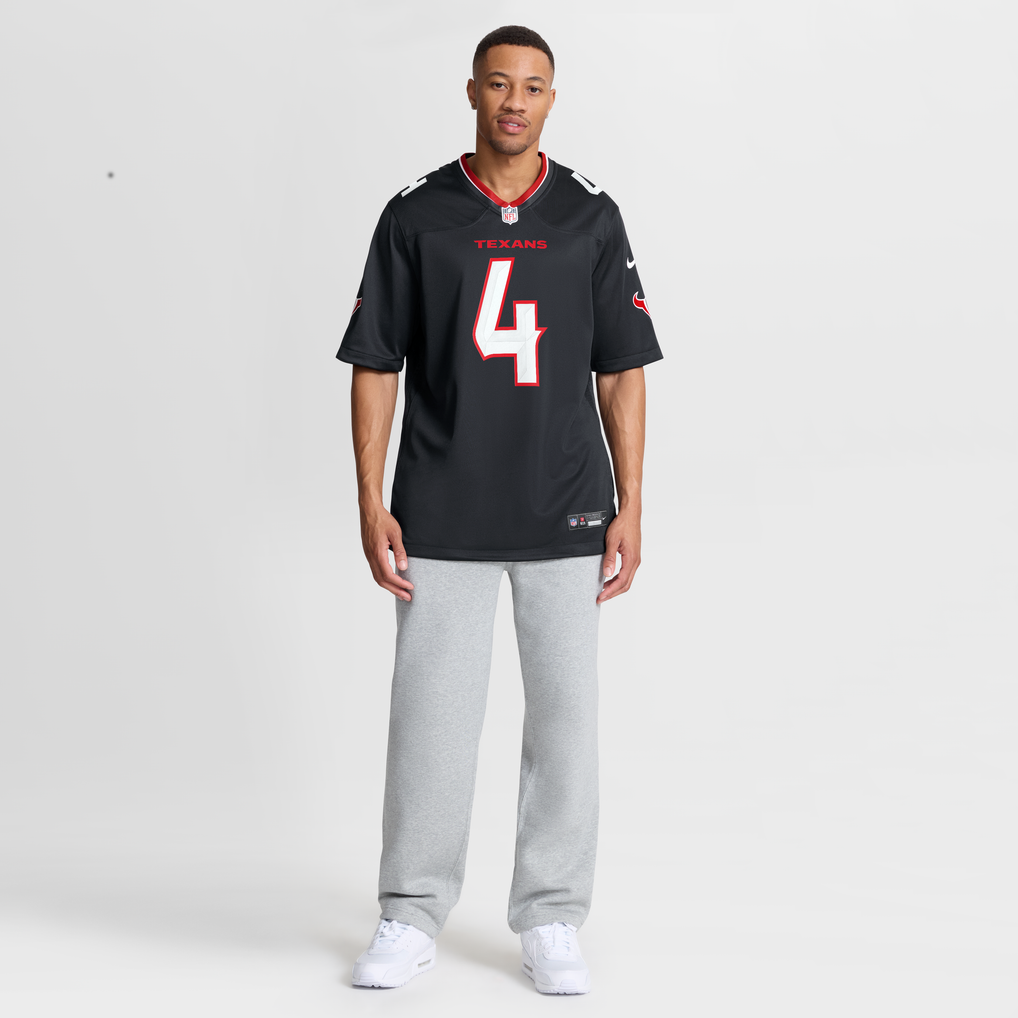 Men's Houston Texans Kamari Lassiter Navy Team Game Jersey