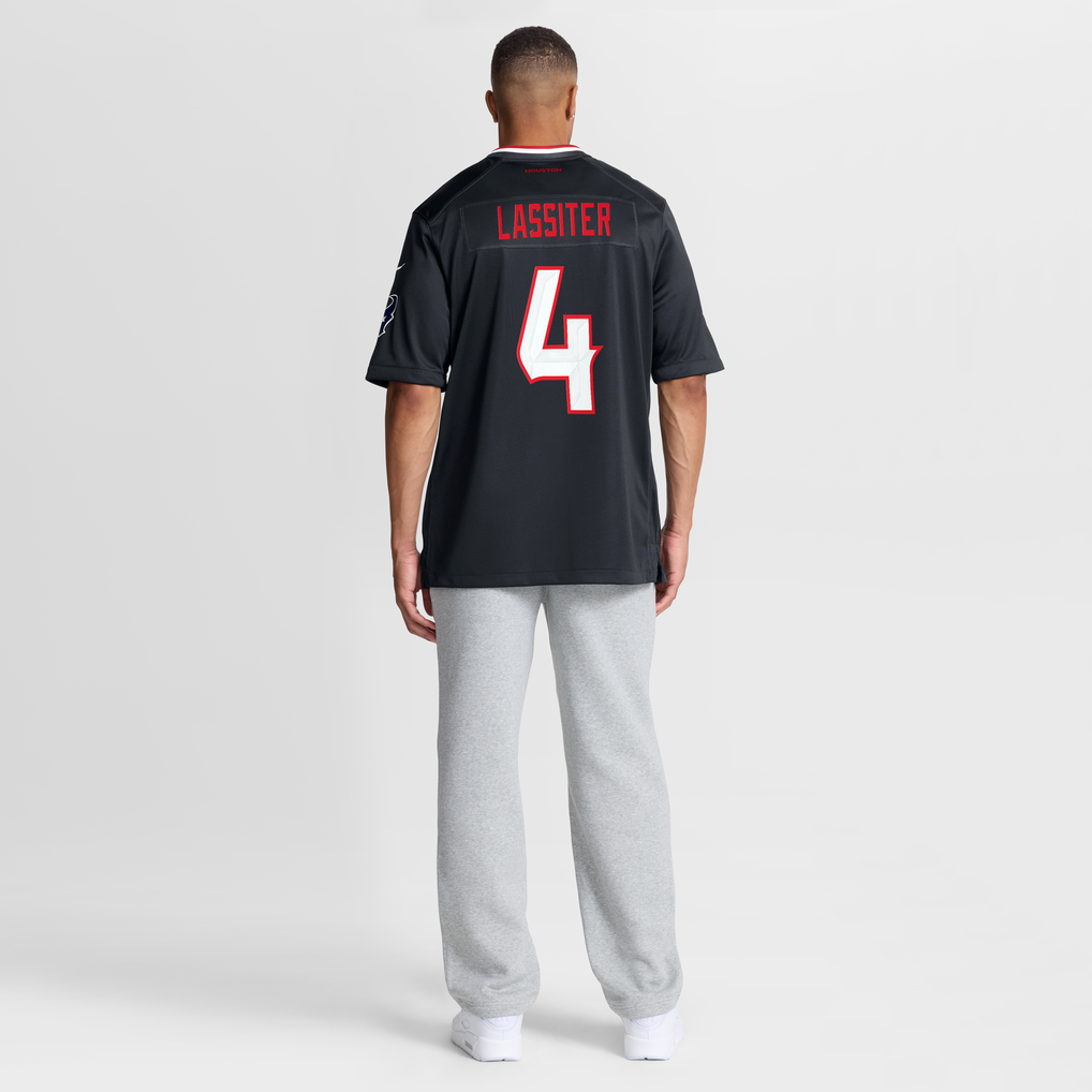Men's Houston Texans Kamari Lassiter Navy Team Game Jersey