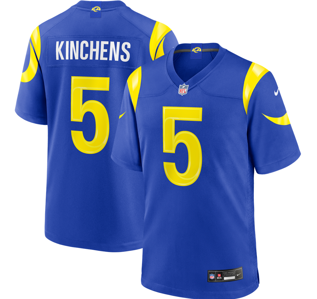 Men's Los Angeles Rams Kamren Kinchens Royal Team Game Jersey