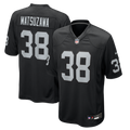 Men's Las Vegas Raiders Kansei Matsuzawa Black Team Game Jersey