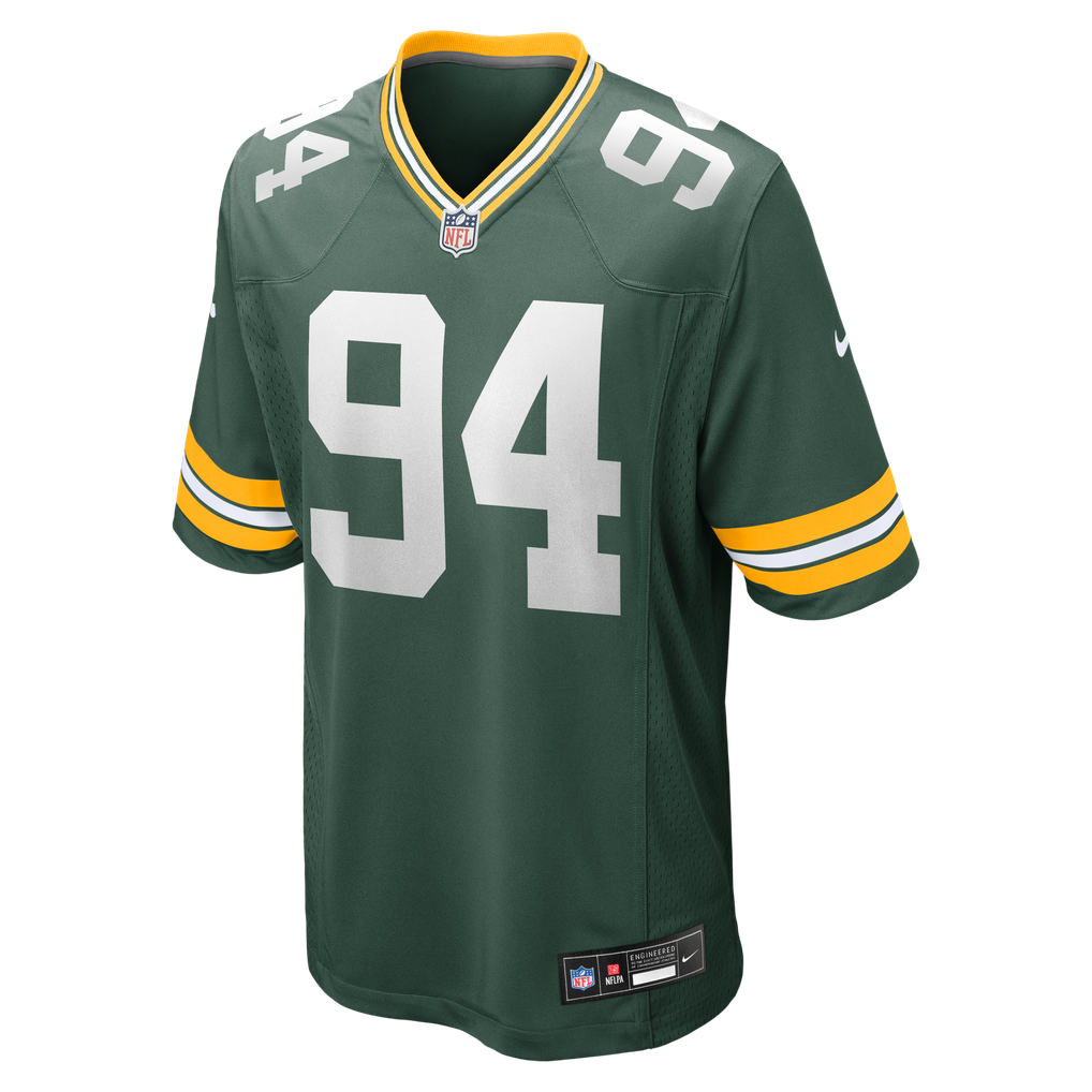 Men's Green Bay Packers Karl Brooks Green Game Jersey
