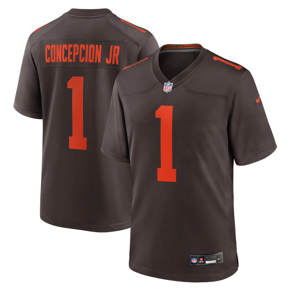 Men's Cleveland Browns KC Concepcion Jr. Brown Alternate Game Jersey