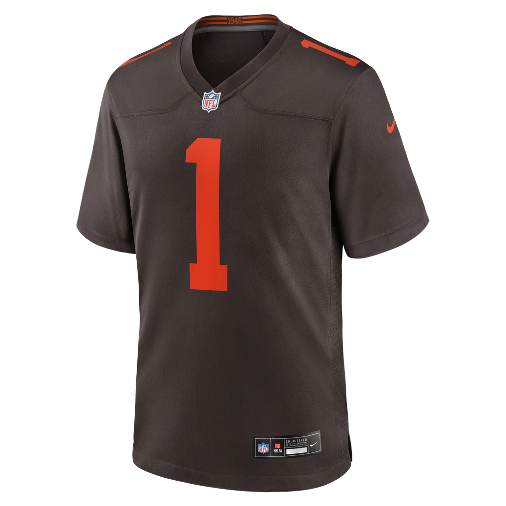 Men's Cleveland Browns KC Concepcion Jr. Brown Alternate Game Jersey