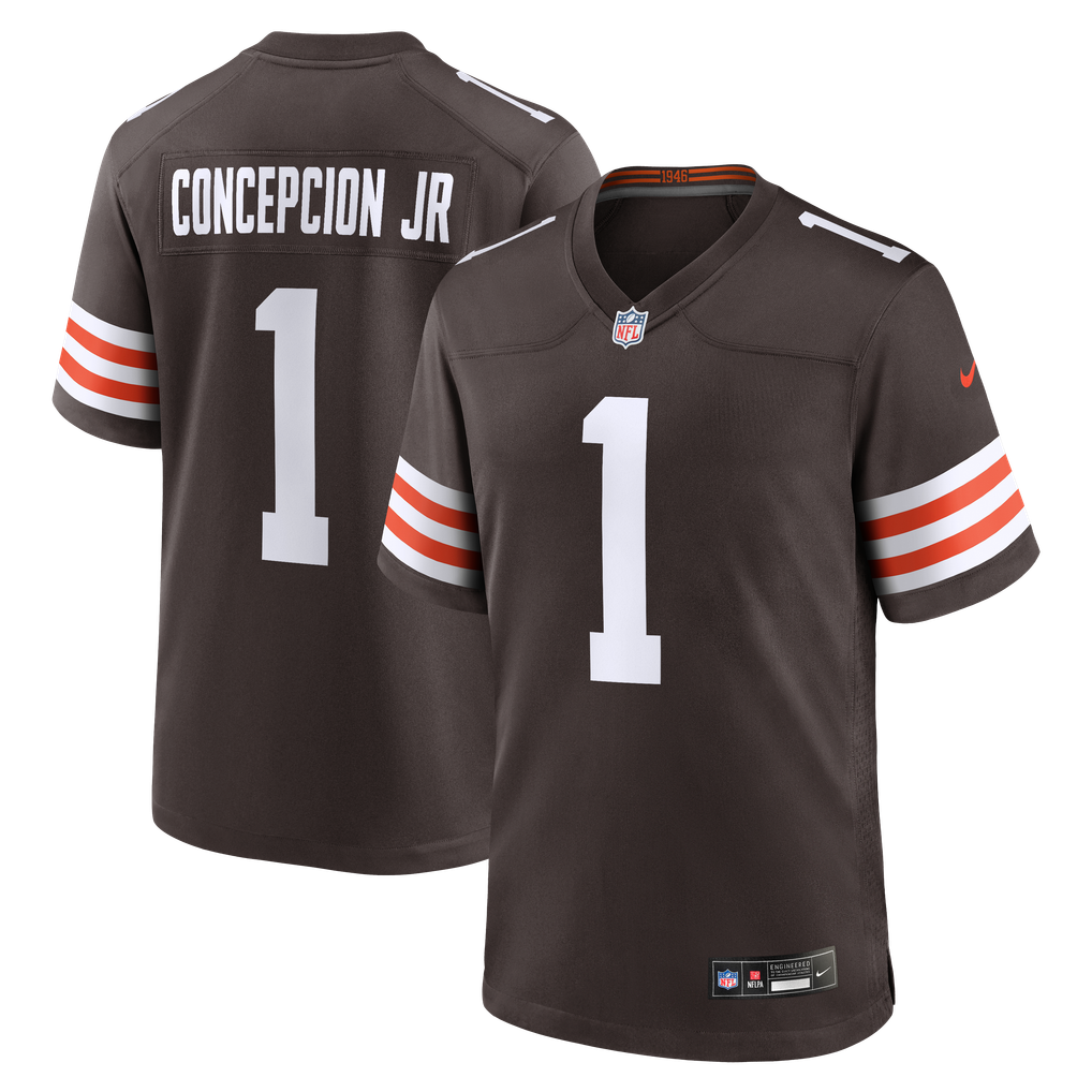 Men's Cleveland Browns KC Concepcion Jr. Brown Team Game Jersey