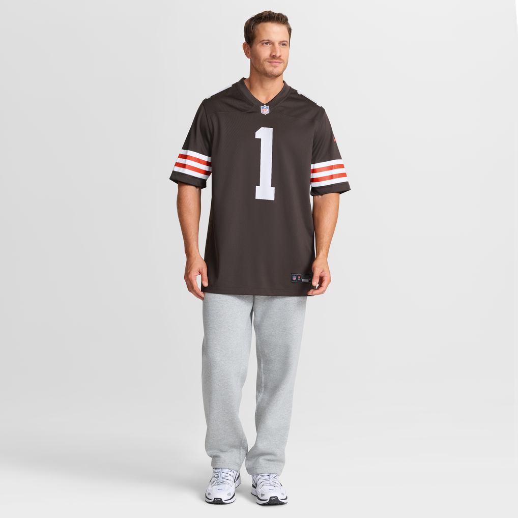 Men's Cleveland Browns KC Concepcion Jr. Brown Team Game Jersey